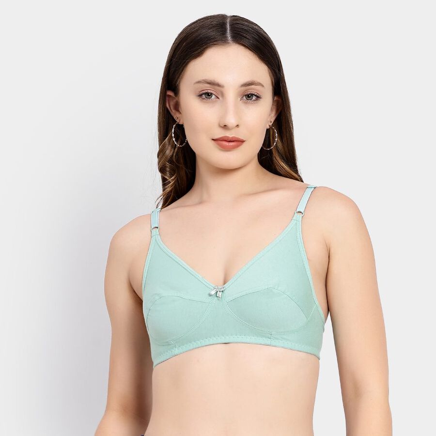 Ladies' Non-Padded Bra, Light Green, large image number null